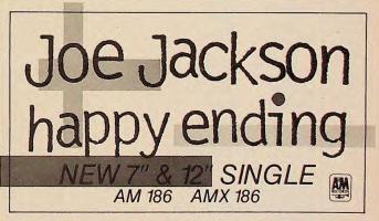 Joe Jackson: Happy Ending Britain ad