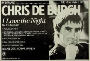 Chris DeBurgh: I Love the Night Britain ad