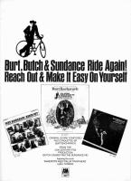 Burt Bacharach Catalog Ad 1969