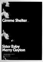 Merry Clayton: Gimme Shelter US ad