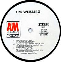 Tim Weisberg: self-titled U.S. promotional album