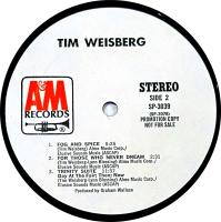 Tim Weisberg: self-titled US promo album