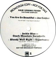 A&M Spring Fever U.S. promotional vinyl album