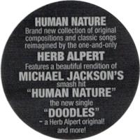 Herb Alpert: Human Nature US CD sticker