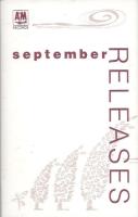 A&M Records: September Releases promo US cassette