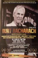 Burt Bacharach Israel concert 2013 ad