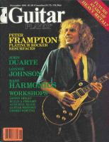 Peter Frampton Guitar Player November 1981