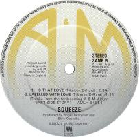 Squeeze Britain 12-inch 1981 sampler