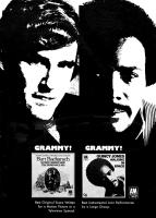 Burt Bacharach & Quincy Jones 1969 Grammy Awards US ad