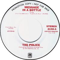 Police: Message In a Bottle US promo 7-inch