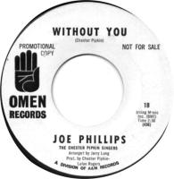 Joe Phillips: Without You US promo 7-inch