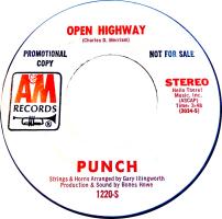 Punch: Open Highway US promo 7-inch