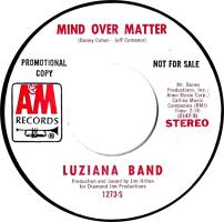 Luziana Band: Mind Over Matter US promo 7-inch