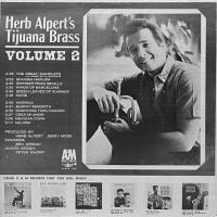 Herb Alpert & the Tijuana Brass: Volume 2 US mono album back cover