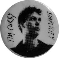 Tim Curry: Simplicity promo pin