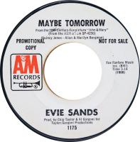 Evie Sands: Maybe Tomorrow US promo 7-inch