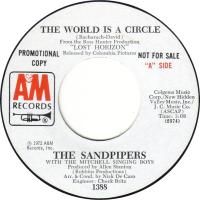 Sandpipers: The World Is a Circle US promo 7-inch