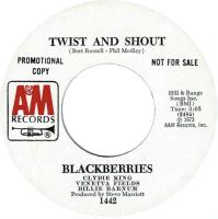 Blackberries: Twist and Shout US promo 7-inch