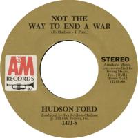 Hudson-Ford: Not the Way to End a War US 7-inch