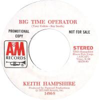 Keith Hampshire: Big Time Operator US promo 7-inch