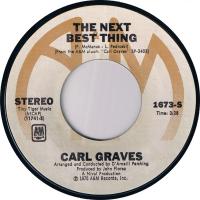 Carl Graves: The Next Best Thing US 7-inch