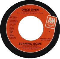 Burning Rome: Once Over US promo 7-inch