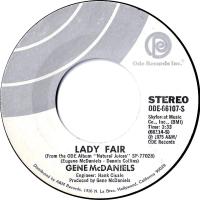 Gene McDaniels: Lady Fair US 7-inch