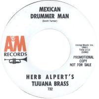 Herb Alpert & the Tijuana Brass: Mexican Drummer Man US promo 7-inch