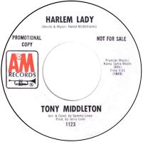 Tony Middleton: Harlem Lady US promo 7-inch
