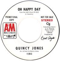 Quincy Jones: Oh Happy Day US promo 7-inch