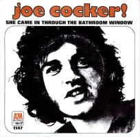 Joe Cocker: She Came In Thru the Bathroom Window US promo 7-inch