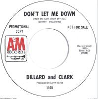 Dillard & Clark: Don't Let Me Down US promo 7-inch