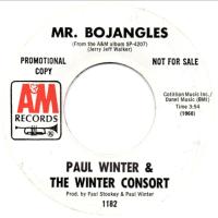 Paul Winter Consort: Mr. Bojangles US promo 7-inch
