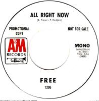 Free: All Right Now US promo 7-inch