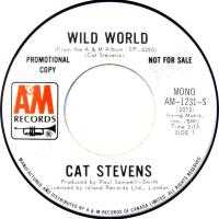 Cat Stevens: Wild World US promo 7-inch
