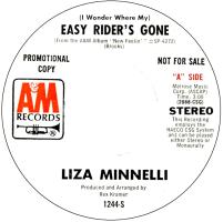 Liza Minnelli: Easy Rider's Gone US promo 7-inch