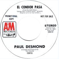 Paul Desmond: El Condor Pasa US promo 7-inch