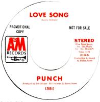 Punch: Love Song US promo 7-inch