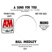 Bill Medley: A Song For You US promo 7-inch