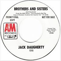 Jack Daugherty: Brothers and Sisters US promo 7-inch