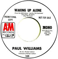 Paul Williams: Waking Up Alone US promo 7-inch