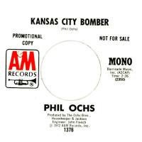 Phil Ochs: Kansas City Bomber US promo 7-inch