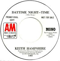 Keith Hampshire: Daytime Night-Time US promo 7-inch