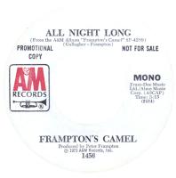 Peter Frampton: All Night Long US promo 7-inch