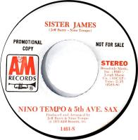 Nino Tempo & 5th Ave. Sax: Sister James US promo 7-inch