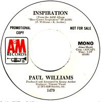 Paul Williams: Inspiration US promo 7-inch