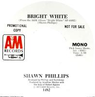 Shawn Phillips: Bright White US promo 7-inch