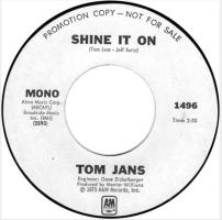 Tom Jans: Sine It On US promo 7-inch