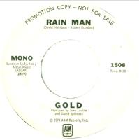 Gold: Rain Man US promo 7-inch
