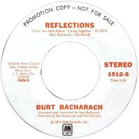 Burt Bacharach: Reflections US promo 7-inch